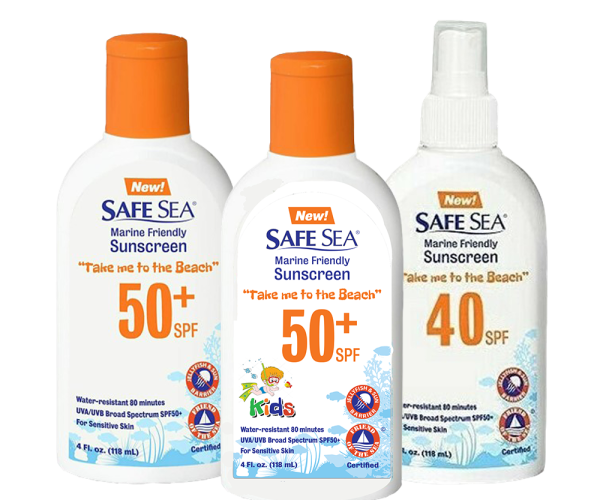 Safe Sea sunscreens